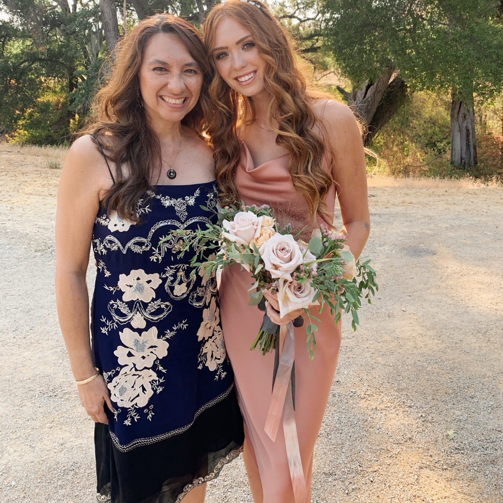Free People Elegant Black and Navy Blue Dress